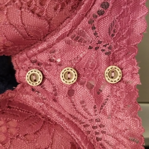 💕LAURA ASHLEY💕 2 Pack Bras ~ Pink & Blue Lace 36C NWT - Picture 7 of 15